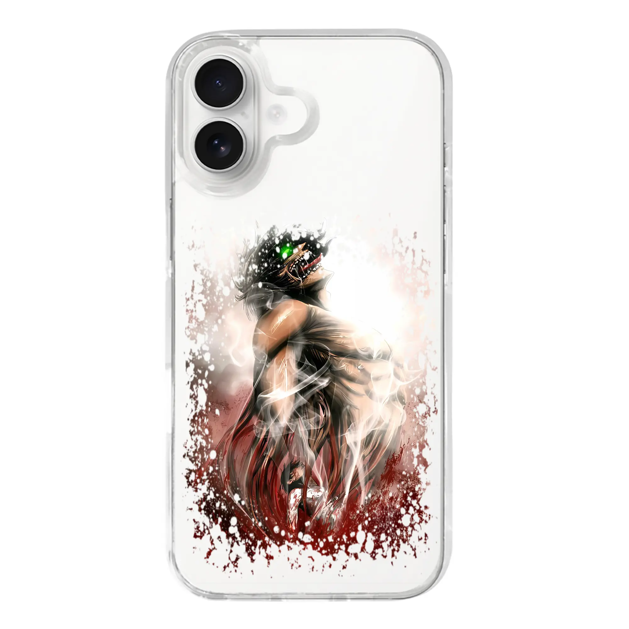 進撃の巨人 グッズ エレン・イェーガー - iPhone 17シリーズ 透明スマホケース – 薄型・耐衝撃・精密フィット保護カバー